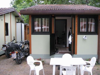 am Campingplatz in Dongo/Comosee