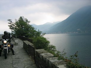 Wolken ziehen auf beim Comosee