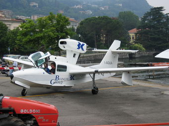 Wasserflugzeug in Como