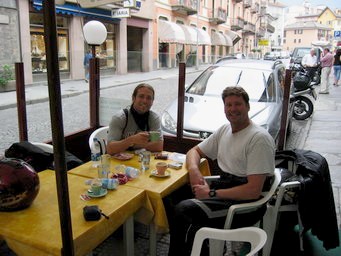 Kaffee in Domodossola