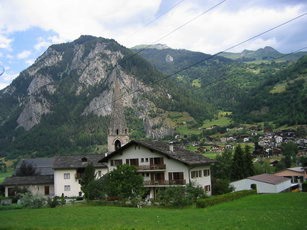Dorf am Berg