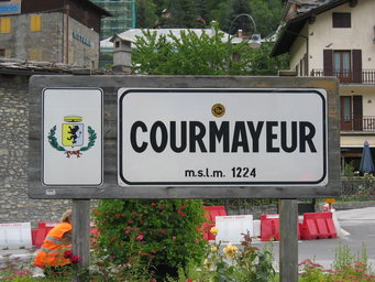in Courmayeur
