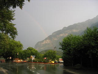 Ein Regenbogen �ber Meiringen