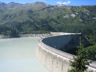 Der Stausee am Zeinisjoch